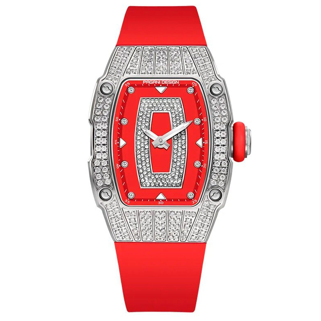 Women's Watch Pagani Design Marigold Red Silver