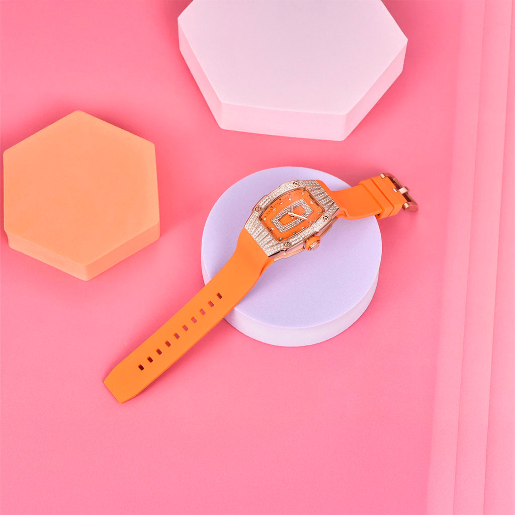 Women's Watch Pagani Design Marigold Orange Gold