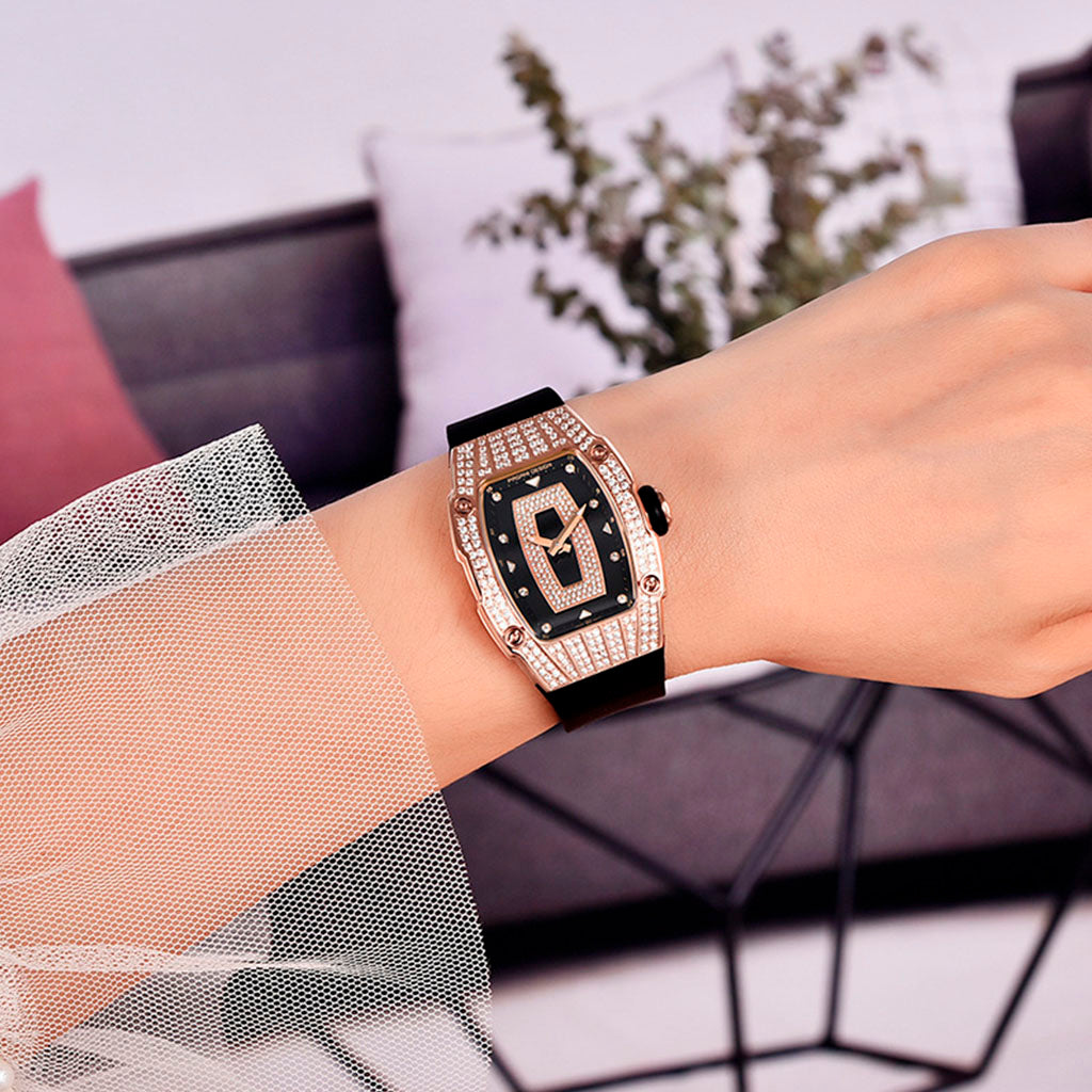 Women's Watch Pagani Design Marigold Black Gold