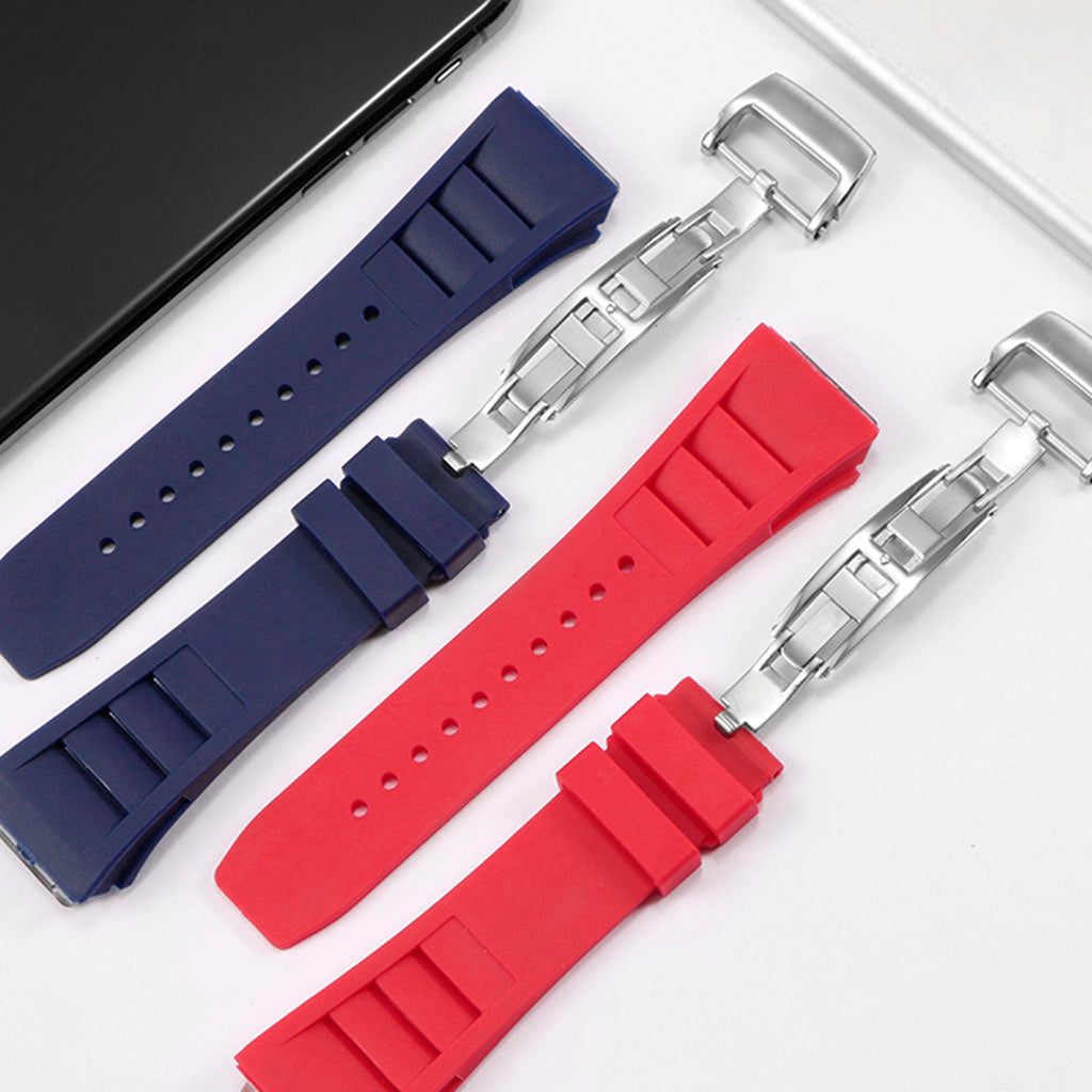 Orange Rubber Strap compatible with Pagani Design Birmingham