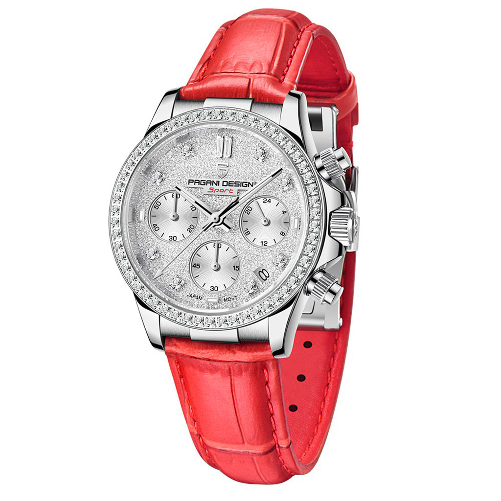 Women's Watch Pagani Design Daisy Red