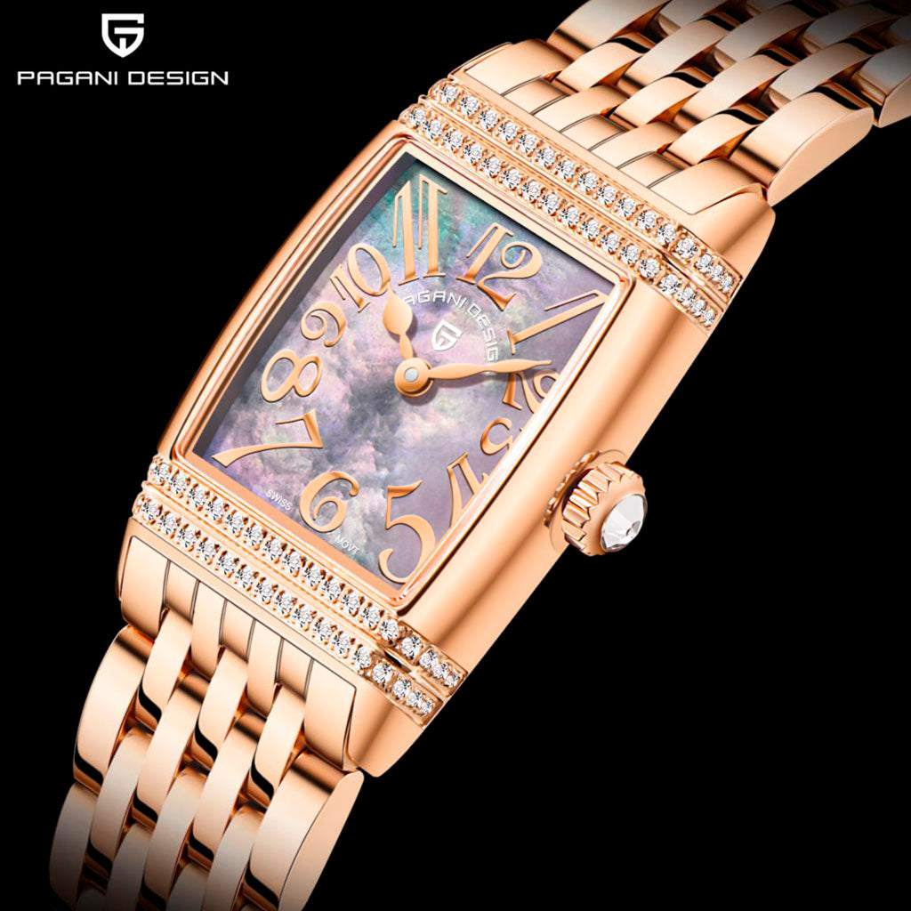 Women's Watch Pagani Design Sunflower Gold Nebula