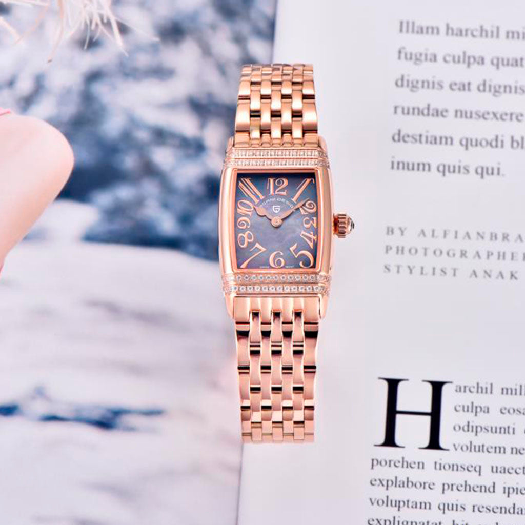 Women's Watch Pagani Design Sunflower Gold Nebula