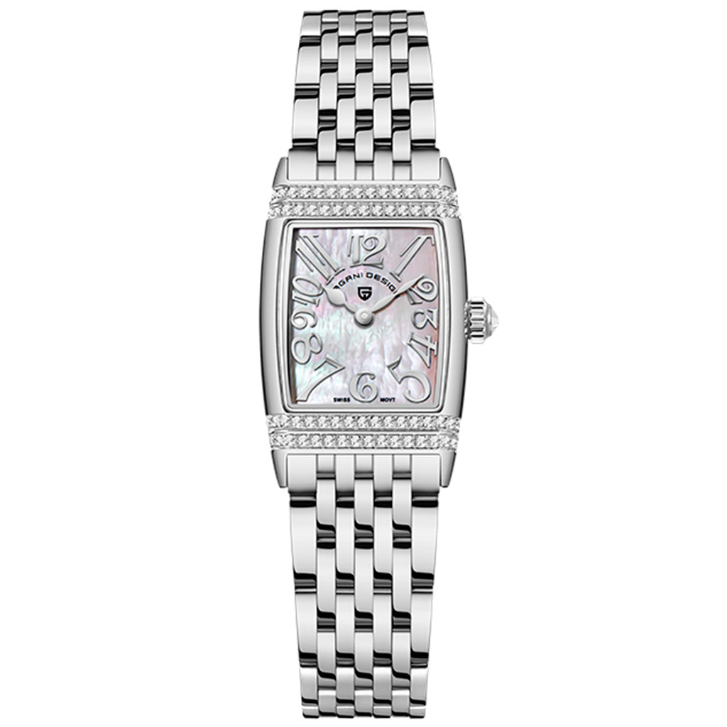 Women's Watch Pagani Design Sunflower Silver White